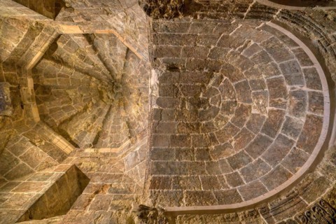 Monastery of Saint Ananias known as Deyrulzafaran or Saffron Monastery, Ceiling Cupola, Mardin,