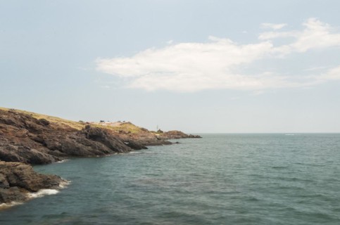 View of the sea from Punta Ballena, Punta del Este Uruguay
