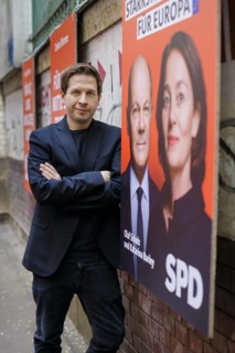 SPD Secretary General Kevin Kuehnert at the presentation of the European election campaign. Berlin,