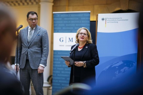 Svenja Schulze (SPD), Federal Minister for Economic Cooperation and Development and Oleksiy