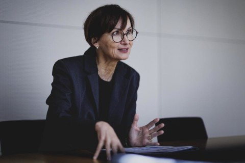 Bettina Stark-Watzinger (FDP), Federal Minister of Education and Research, recorded during an