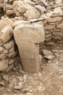Neolithic archaeological site of Karahan Tepe, Circular stone structure with T Shape pillars,