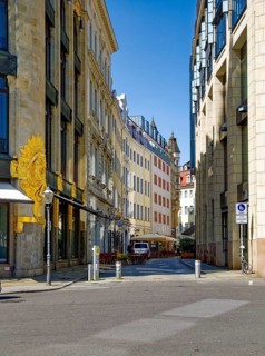 Historic Klostergasse, Leipzig, Saxony, Germany, Europe