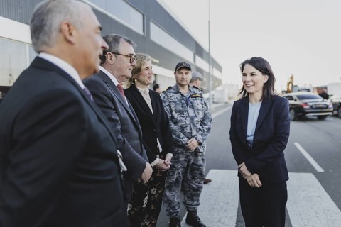 Annalena Baerbock (Buendnis 90/Die Gruenen), Federal Foreign Minister, photographed during a visit