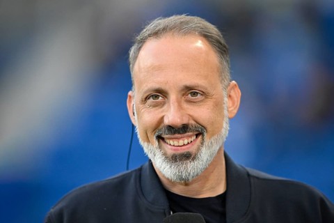 Coach Pellegrino Matarazzo TSG 1899 Hoffenheim, portrait, smiling, headphones, PreZero Arena,