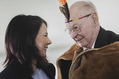 Annalena Baerbock (Buendnis 90/Die Gruenen), Federal Foreign Minister, photographed during the