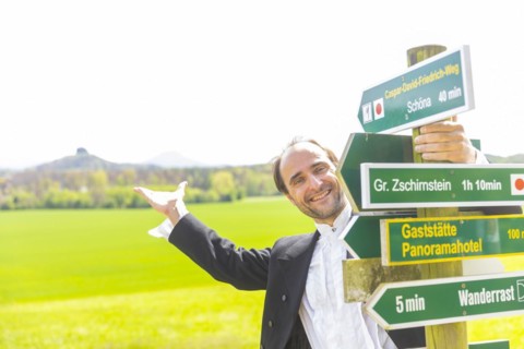 New Caspar David Friedrich Trail opened in Saxon Switzerland, Reinhardtsdorf-Schoena, Saxony,