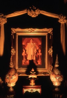 Photograph, king Rama IX, Thailand, Asia