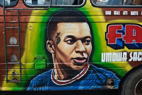 Matatu, public transport, deco, mbappe, football, football player, nairobi, kenya