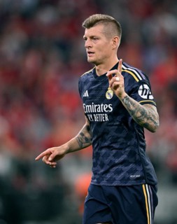 Toni Kroos Real Madrid (08) Gesture, Gesture, Champions League, CL, Allianz Arena, Munich, Bayern,