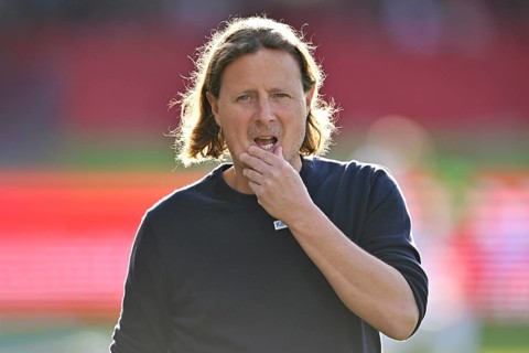 Coach Bo Henriksen 1. FSV Mainz 05, Portrait, pensive, Voith-Arena, Heidenheim, Baden-Wuerttemberg,