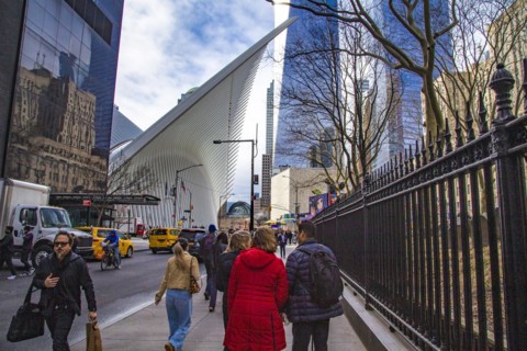 Transit Hall Oculus of the World Trade Centre station, New York City