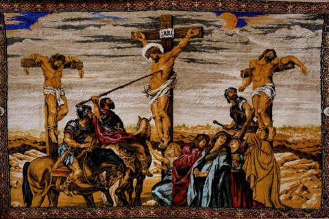 Monastery of Saint Ananias known as Deyrulzafaran or Saffron Monastery, Tapestry representing Jesus