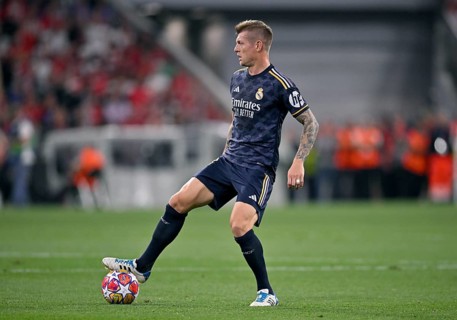 Toni Kroos Real Madrid (08) Action on the ball, Champions League, CL, Allianz Arena, Munich,