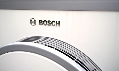 Bosch Compress 7400i AW air-to-water heat pump, logo, outdoor unit, building services, Stuttgart,