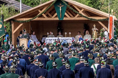 Patron saint's day, 2024, patron saint, festival, mountain marksmen, customs, tradition, church,
