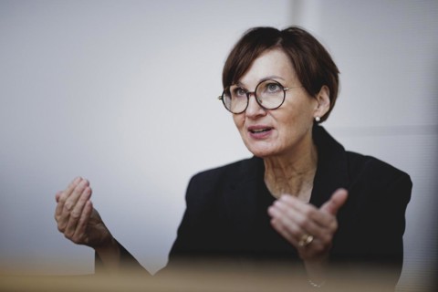 Bettina Stark-Watzinger (FDP), Federal Minister of Education and Research, recorded during an