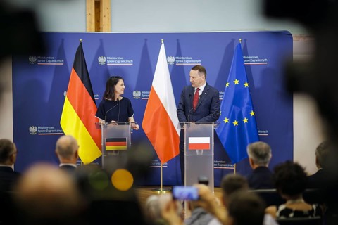 20th anniversary of Poland's accession to the EU. Annalena Baerbock (Alliance 90/The Greens),