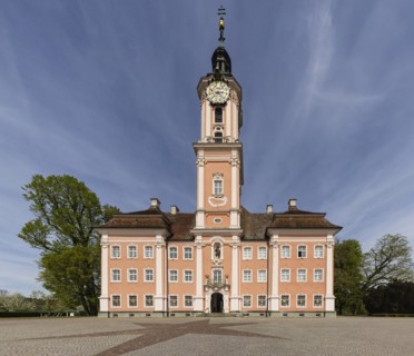 Birnau pilgrimage church, baroque church on the north shore of Lake Constance,