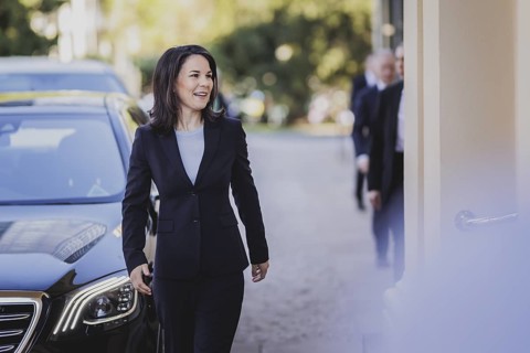 Annalena Baerbock (Alliance 90/The Greens), Federal Foreign Minister, photographed during a joint