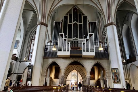 Main organ, Sankt-Petri-Kirche, parish church, start of construction 1310, Moenckebergstrasse,