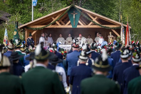 Patron saint's day, 2024, patron saint, festival, mountain marksmen, customs, tradition, church,