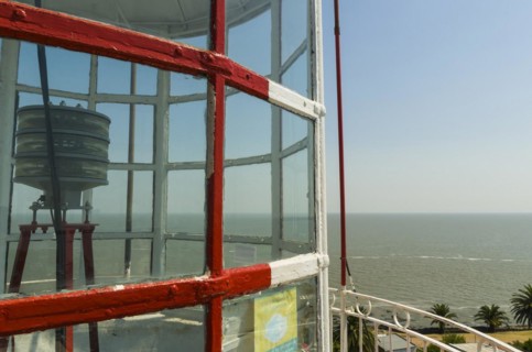 Colonia del Sacramento Lighthouse in Uruguay, important museum in the city