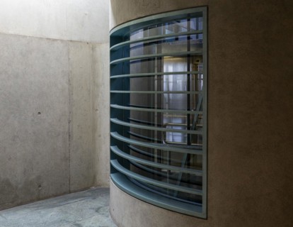 Detail photo, interior shot, Bundestag underground station, Berlin, Germany, Europe