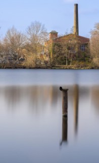 Long exposure at the Havel in Berlin Spandau, Germany, Europe