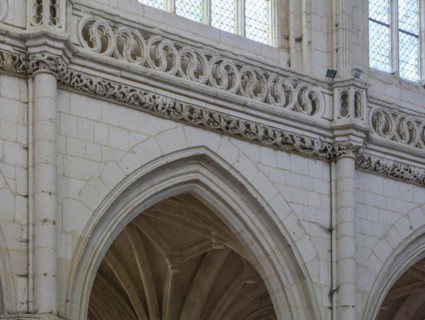 Abbey church Benedictine monastery Abbaye de Saint-Riquier, Somme department, Hauts-de-France