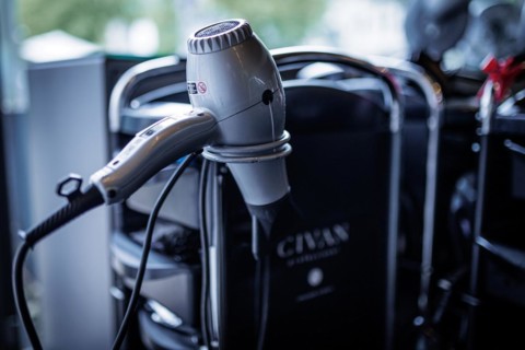 The hairdryer of a hairdresser, taken in the hairdressing salon Coiffeur Sivan in Berlin,