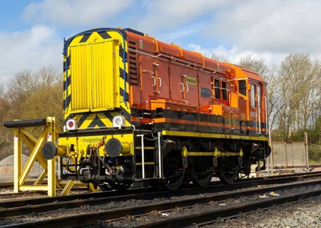 Freightliner Powerhaul Shunter diesel locomotive 08624 'Rambo', Port of Felixstowe, Suffolk,