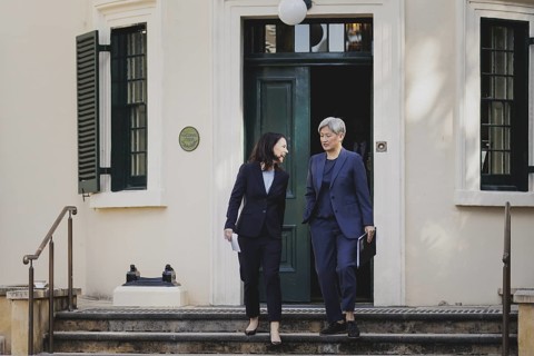 Annalena Baerbock (Alliance 90/The Greens), Federal Foreign Minister, and Penny Wong, Foreign