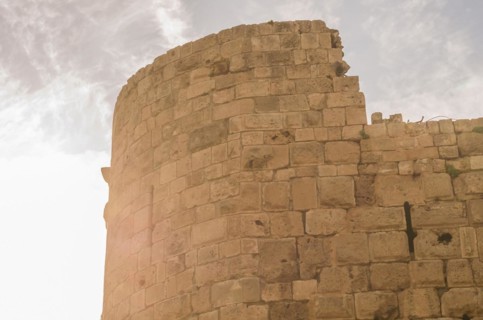 Castle of the Sea, Sidon, Lebanon, historic castle built by the Crusaders in 1228 to serve as a