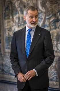 His Majesty Felipe VI, King of Spain, pictured on the occasion of his participation in the