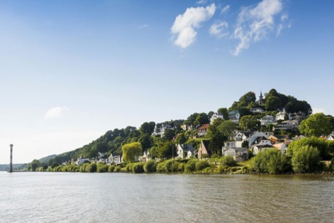 Villas on the Elbe, Blankenese, Hamburg, Germany, Europe