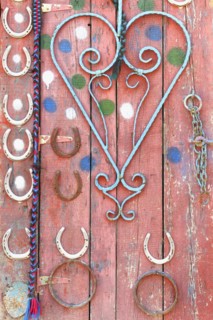 Adorned door, Harran traditional village, Turkey, Asia