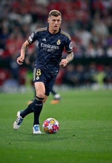 Toni Kroos Real Madrid (08) Action on the ball, Champions League, CL, Allianz Arena, Munich,