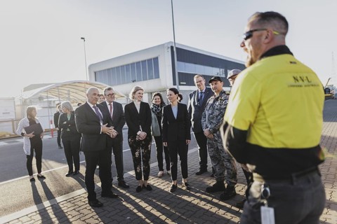 Annalena Baerbock (Buendnis 90/Die Gruenen), Federal Foreign Minister, photographed during a visit