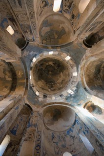 10th century Akdamar Armenian Church of the Holy Cross, Interior, Akdamar Island, Turkey, Asia