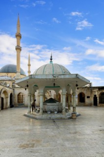 Avlusunda mosque courtyard, Sanliurfa, Turkey, Asia