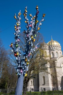 Cathedral of the Nativity of Christ, the largest Russian Orthodox church in the Baltic States,