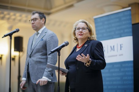 Svenja Schulze (SPD), Federal Minister for Economic Cooperation and Development and Oleksiy