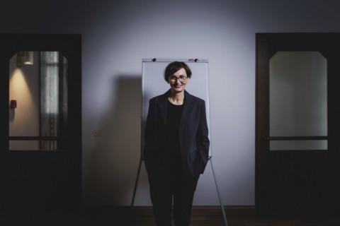 Bettina Stark-Watzinger (FDP), Federal Minister of Education and Research, poses for a photo in