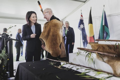 Annalena Baerbock (Buendnis 90/Die Gruenen), Federal Foreign Minister, photographed during the