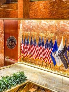 At Trump Tower, 5th Ave, Midtown Manhattan, New York City