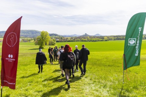 New Caspar David Friedrich Trail opened in Saxon Switzerland, Reinhardtsdorf-Schoena, Saxony,