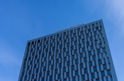 Mercedes Benz Bank Berlin tower block, Mollstrasse, Berlin-Mitte, Germany, Europe