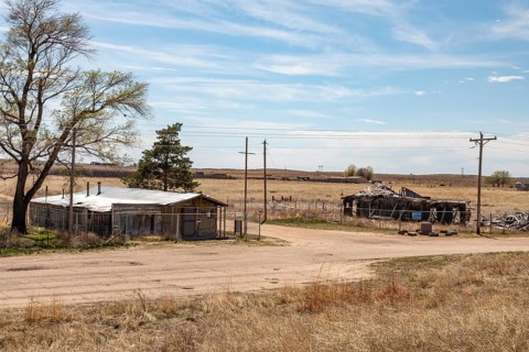 Dearfield, Colorado, The Dearfield Homestead historic town site. About 300 people lived and farmed