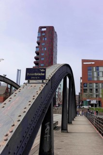 Stoertebekerufer, Busanbruecke, Brooktorkai, Speicherstadt, Hafencity, Hamburg, The historic